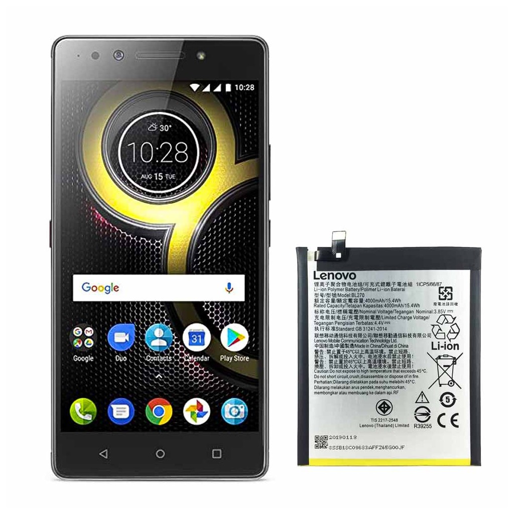 خرید و قیمت باتری K6 Note لنوو K8 Note BL270 در تادیموفیکس