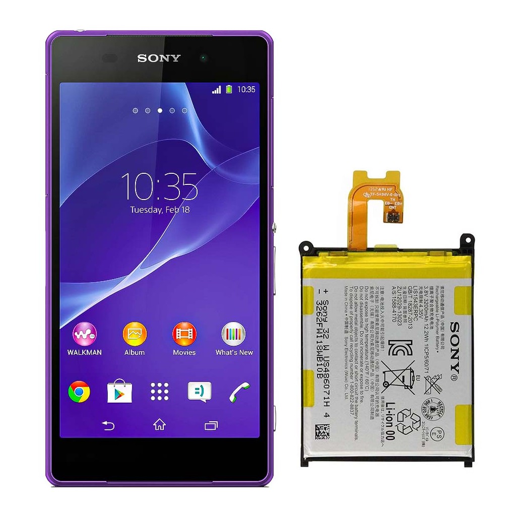 خرید و قیمت باتری اکسپریا Z2 سونی Xperia Z2 در تادیموفیکس