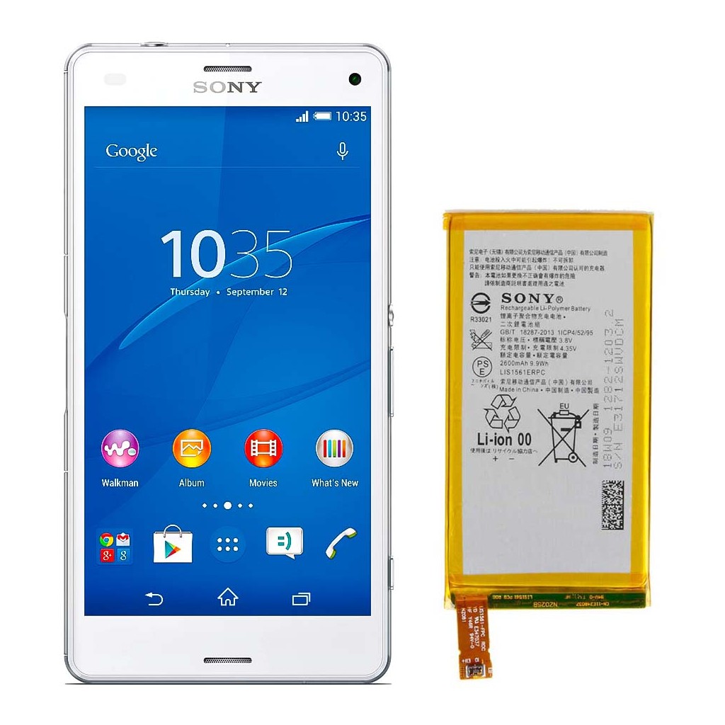خرید و قیمت باتری اکسپریا Z3 کامپکت سونی Xperia Z3 Compact در تادیموفیکس