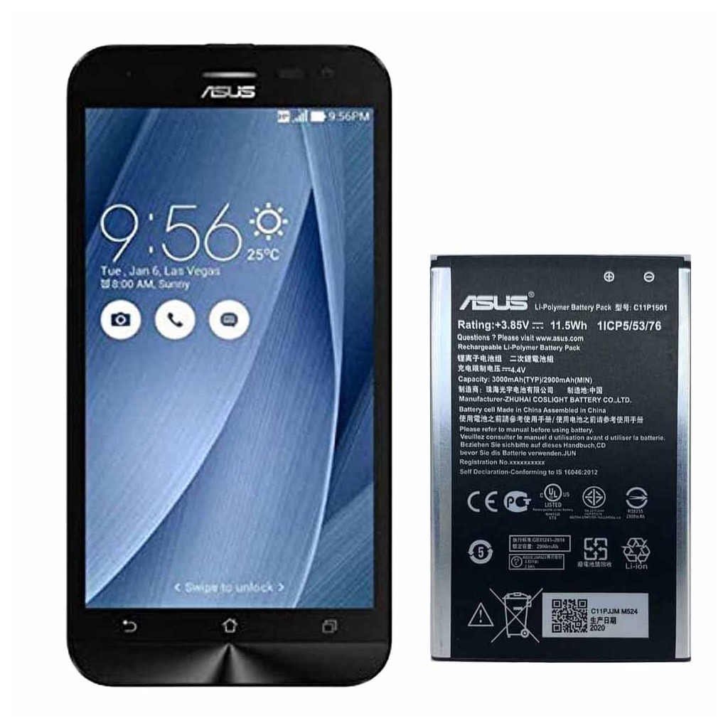 خرید و قیمت باتری زنفون 2 Laser ZE550KL ایسوس Zenfone 2 Laser ZE550KL در تادیموفیکس