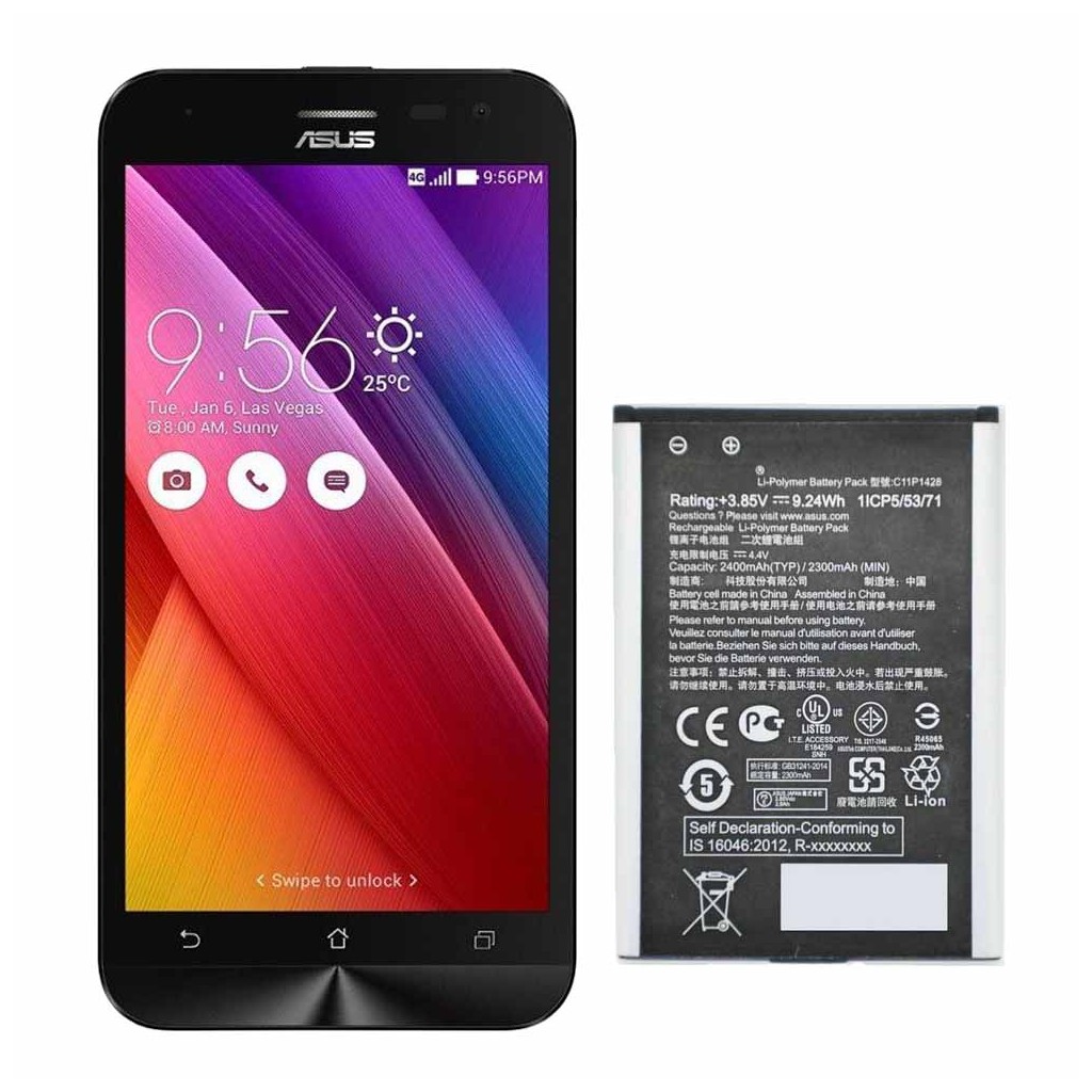 خرید و قیمت باتری زنفون 2 Laser ایسوس Zenfone 2 Laser ZE500KL در تادیموفیکس