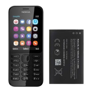 خرید و قیمت باتری نوکیا 222 Nokia 222 BL-5C در تادیموفیکس 