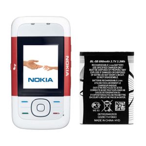 خرید و قیمت باتری نوکیا 5200 Nokia 5200 BL-5B در تادیموفیکس 