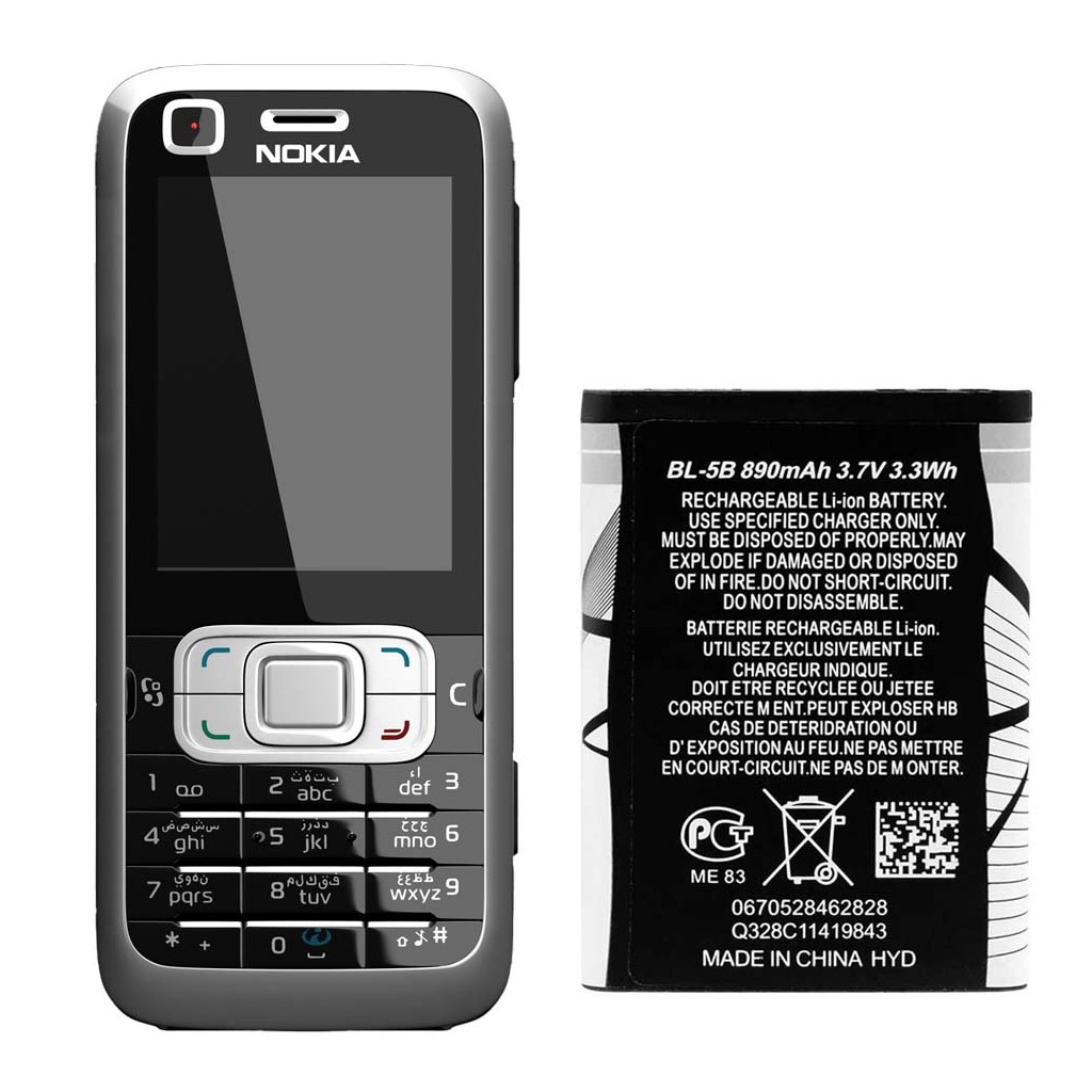 خرید و قیمت باتری نوکیا 6120 Nokia 6120 Classic BL-5b در تادیموفیکس