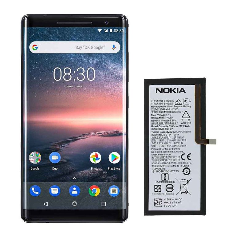 باتری نوکیا ۸ سیروکو