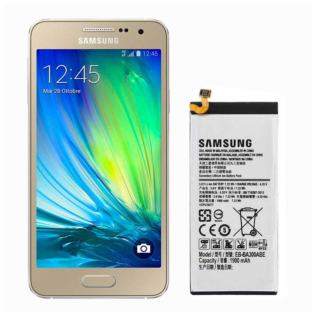 خرید و قیمت باتری گلکسی آ 3 2015 سامسونگ A3 2015 A300 در تادیموفیکس